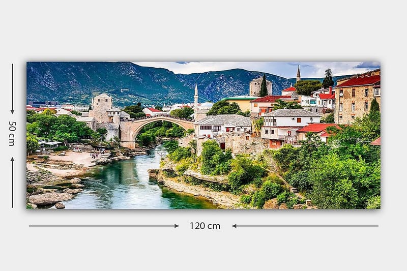 Canvastavla YTY Landscape & Nature Flerfärgad - 120x50 cm - Inredning & dekor - Tavlor & konst - Canvastavla