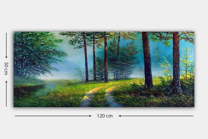 Canvastavla YTY Landscape & Nature Flerfärgad - 120x50 cm - Inredning & dekor - Tavlor & konst - Canvastavla