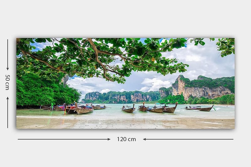 Canvastavla YTY Landscape & Nature Flerfärgad - 120x50 cm - Inredning & dekor - Tavlor & konst - Canvastavla