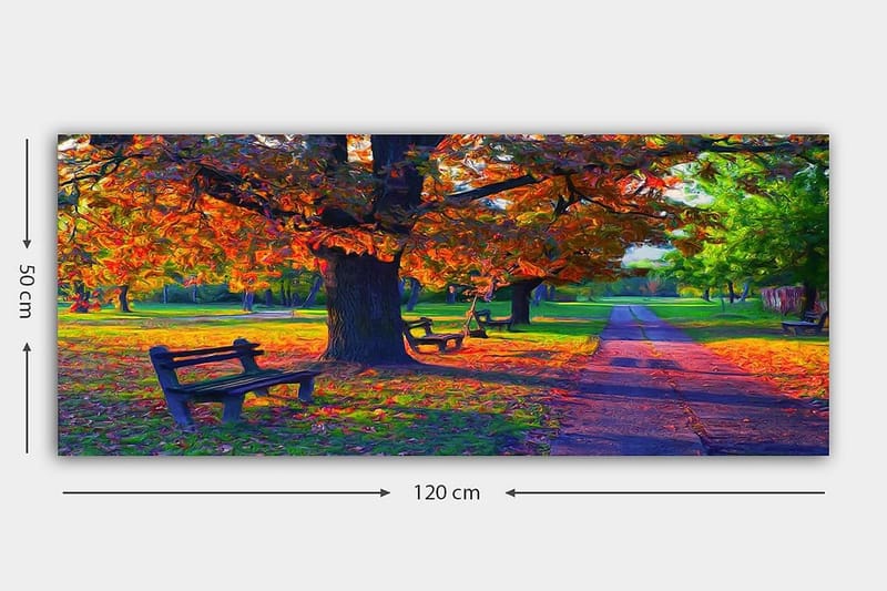 Canvastavla YTY Landscape & Nature Flerfärgad - 120x50 cm - Inredning & dekor - Tavlor & konst - Canvastavla