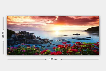 Canvastavla YTY Landscape & Nature Flerfärgad - 120x50 cm - Inredning & dekor - Tavlor & konst - Canvastavla