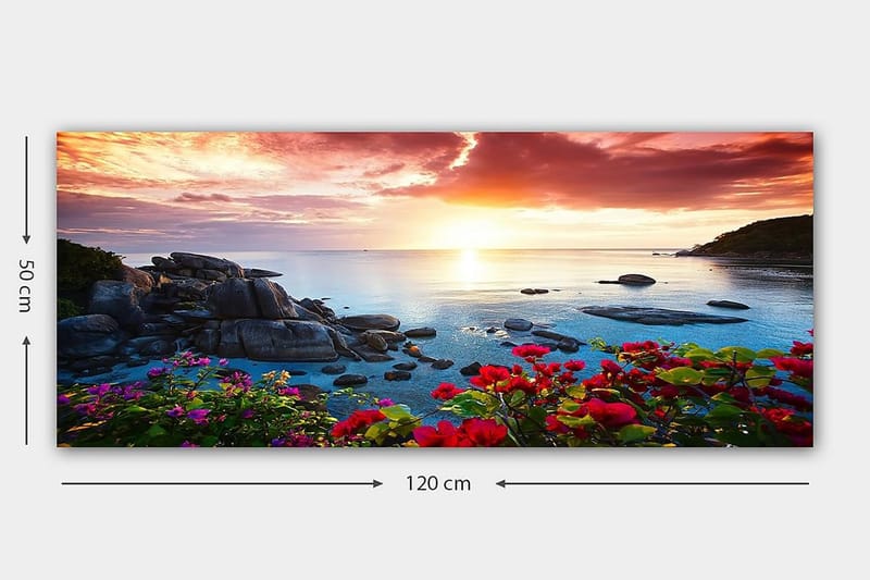 Canvastavla YTY Landscape & Nature Flerfärgad - 120x50 cm - Inredning & dekor - Tavlor & konst - Canvastavla