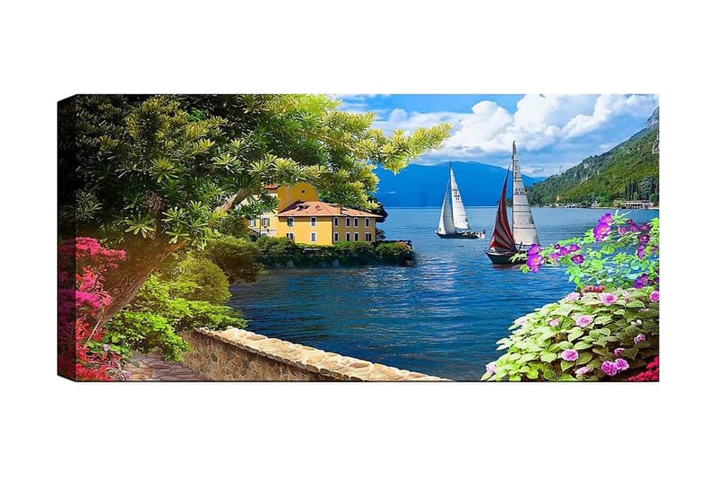 Canvastavla YTY Landscape & Nature Flerfärgad, 120x50 cm