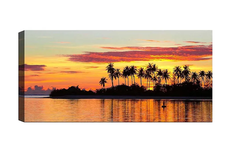 Canvastavla YTY Landscape & Nature Flerfärgad, 120x50 cm