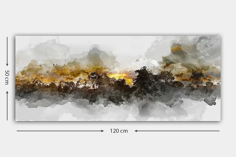 Canvastavla YTY Landscape & Nature Flerfärgad - 120x50 cm - Inredning & dekor - Tavlor & konst - Canvastavla