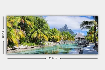 Canvastavla YTY Landscape & Nature Flerfärgad - 120x50 cm - Inredning & dekor - Tavlor & konst - Canvastavla