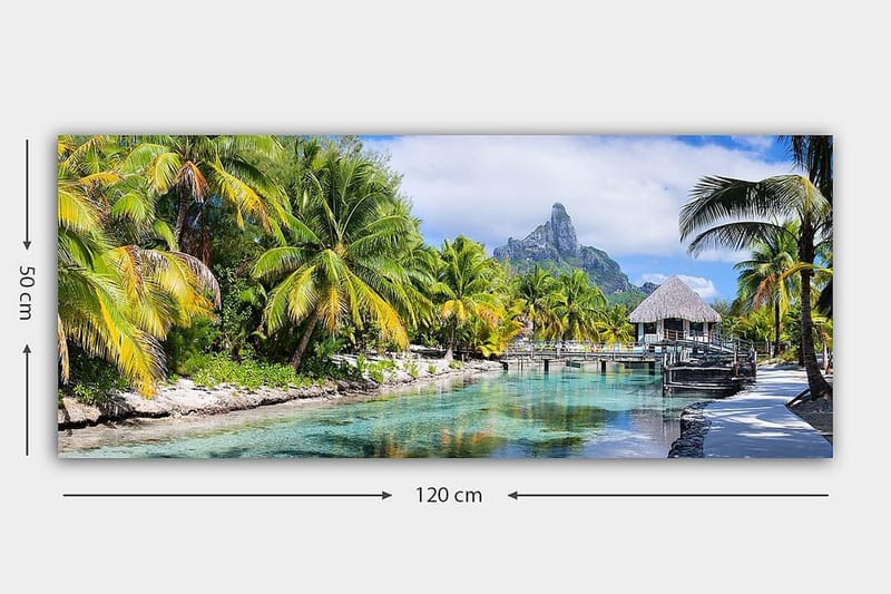 Canvastavla YTY Landscape & Nature Flerfärgad - 120x50 cm - Inredning & dekor - Tavlor & konst - Canvastavla