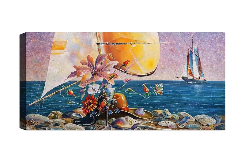 Canvastavla YTY Landscape & Nature Flerfärgad, 120x50 cm