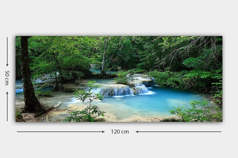 Canvastavla YTY Landscape & Nature Flerfärgad - 120x50 cm - Inredning & dekor - Tavlor & konst - Canvastavla