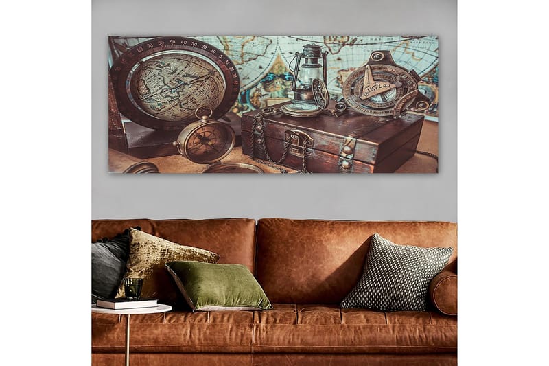 CANVASTAVLA YTY Map Flerfärgad 120x50 cm - Inredning & dekor - Tavlor & konst - Canvastavla