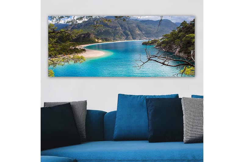 Canvastavla YTY Nautical & Beach Flerfärgad - 120x50 cm - Inredning & dekor - Tavlor & konst - Canvastavla