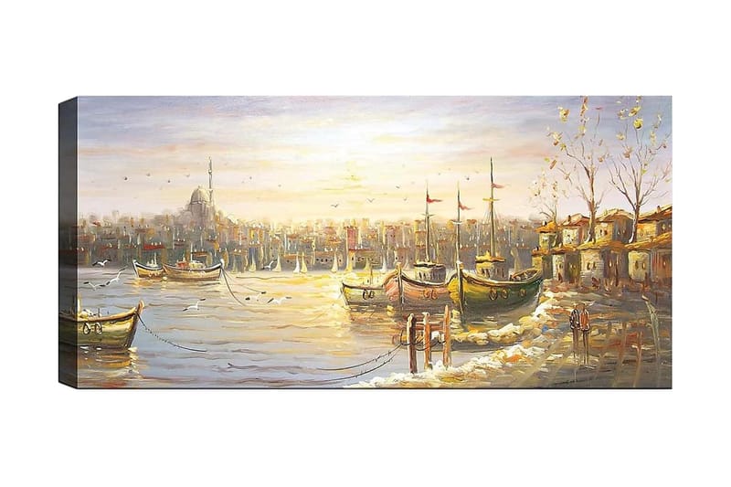 Canvastavla YTY Nautical & Beach Flerfärgad - 120x50 cm - Inredning & dekor - Tavlor & konst - Canvastavla