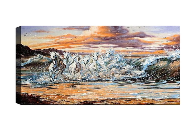 CANVASTAVLA YTY Nautical & Beach Flerfärgad 120x50 cm - Inredning & dekor - Tavlor & konst - Canvastavla