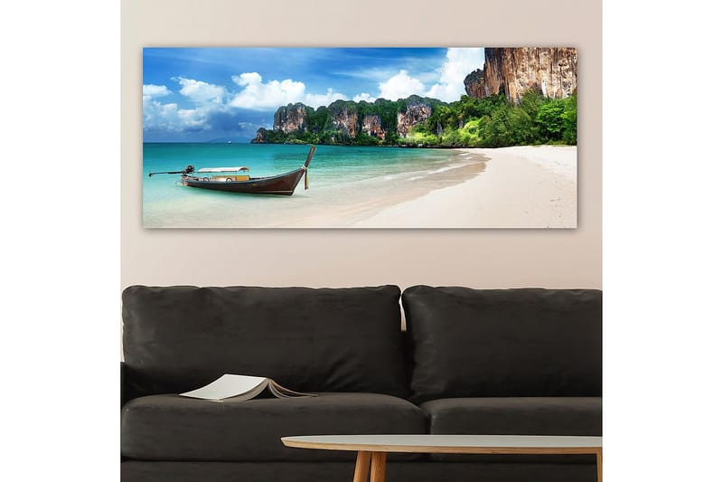 CANVASTAVLA YTY Nautical & Beach Flerfärgad 120x50 cm - Inredning & dekor - Tavlor & konst - Canvastavla
