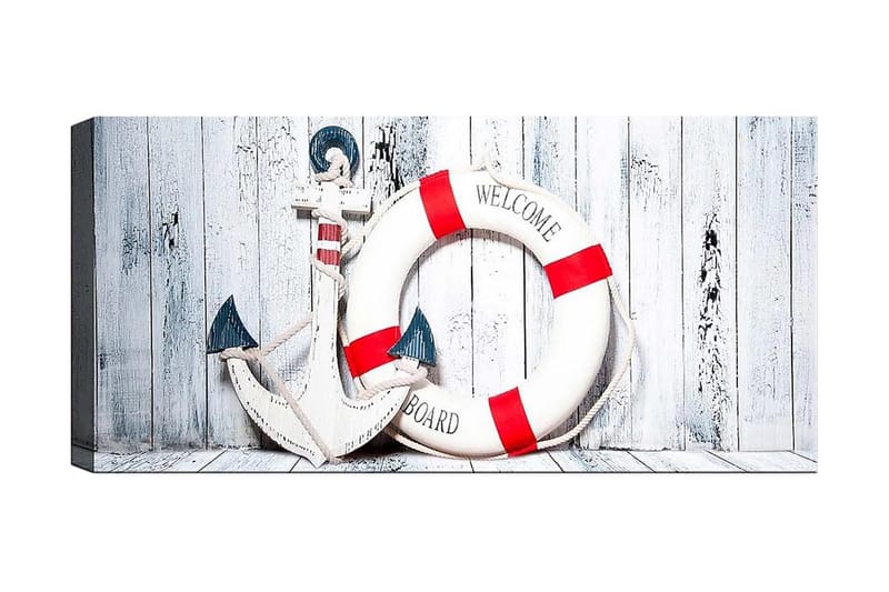 CANVASTAVLA YTY Nautical & Beach Flerfärgad 120x50 cm - Inredning & dekor - Tavlor & konst - Canvastavla