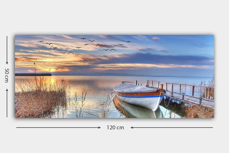 CANVASTAVLA YTY Nautical & Beach Flerfärgad 120x50 cm - Inredning & dekor - Tavlor & konst - Canvastavla