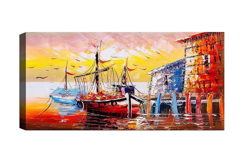 CANVASTAVLA YTY Nautical & Beach Flerfärgad 120x50 cm - Inredning & dekor - Tavlor & konst - Canvastavla
