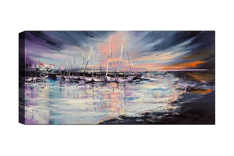 CANVASTAVLA YTY Nautical & Beach Flerfärgad 120x50 cm - Inredning & dekor - Tavlor & konst - Canvastavla