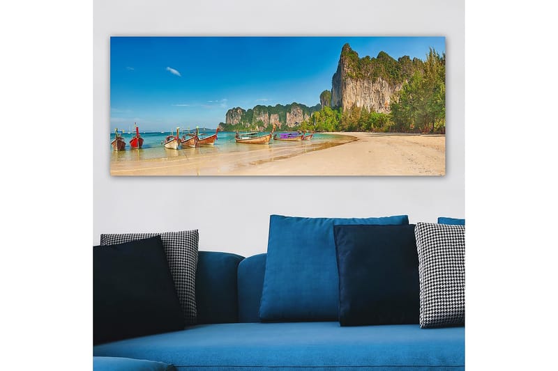 CANVASTAVLA YTY Nautical & Beach Flerfärgad 120x50 cm - Inredning & dekor - Tavlor & konst - Canvastavla
