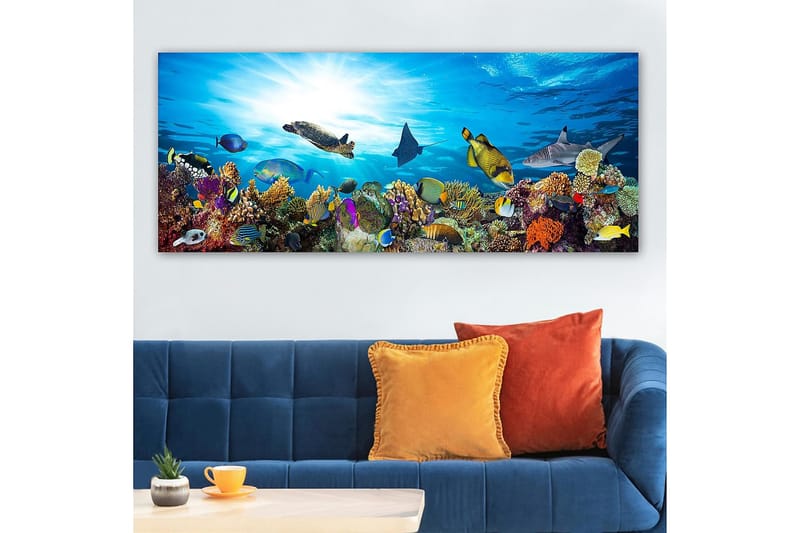 CANVASTAVLA YTY Nautical & Beach Flerfärgad 120x50 cm - Inredning & dekor - Tavlor & konst - Canvastavla