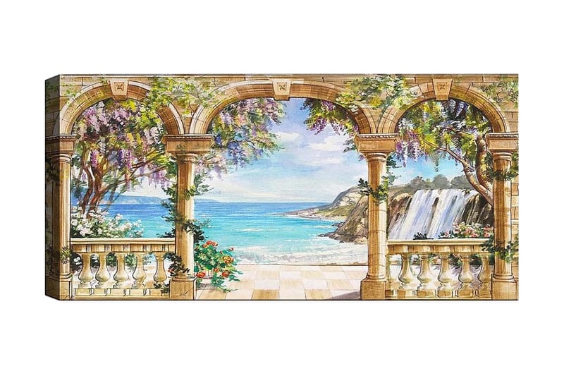 CANVASTAVLA YTY Nautical & Beach Flerfärgad 120x50 cm - Inredning & dekor - Tavlor & konst - Canvastavla