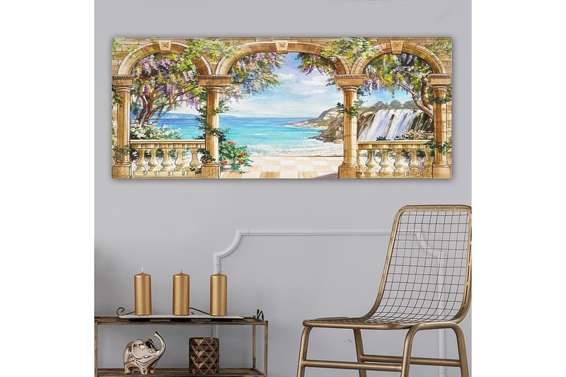 CANVASTAVLA YTY Nautical & Beach Flerfärgad 120x50 cm - Inredning & dekor - Tavlor & konst - Canvastavla