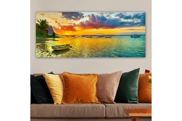 Canvastavla YTY Nautical & Beach Flerfärgad - 120x50 cm - Inredning & dekor - Tavlor & konst - Canvastavla
