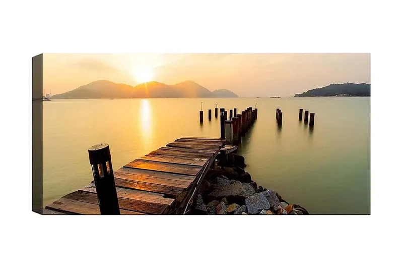 Canvastavla YTY Nautical & Beach Flerfärgad - 120x50 cm - Inredning & dekor - Tavlor & konst - Canvastavla