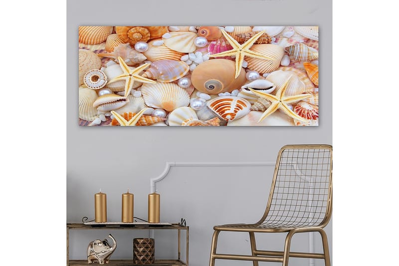 Canvastavla YTY Nautical & Beach Flerfärgad - 120x50 cm - Inredning & dekor - Tavlor & konst - Canvastavla