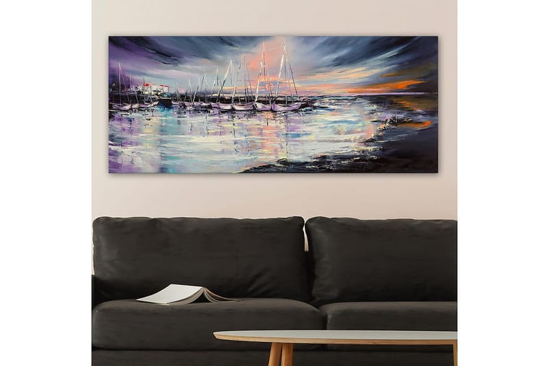 Canvastavla YTY Nautical & Beach Flerfärgad - 120x50 cm - Inredning & dekor - Tavlor & konst - Canvastavla