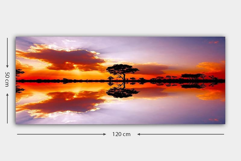 Canvastavla YTY Nautical & Beach Flerfärgad - 120x50 cm - Inredning & dekor - Tavlor & konst - Canvastavla