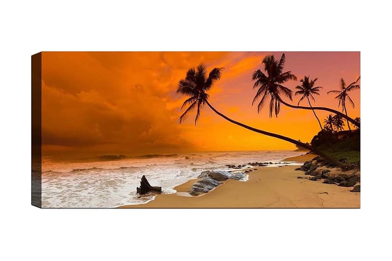 Canvastavla YTY Nautical & Beach Flerfärgad, 120x50 cm