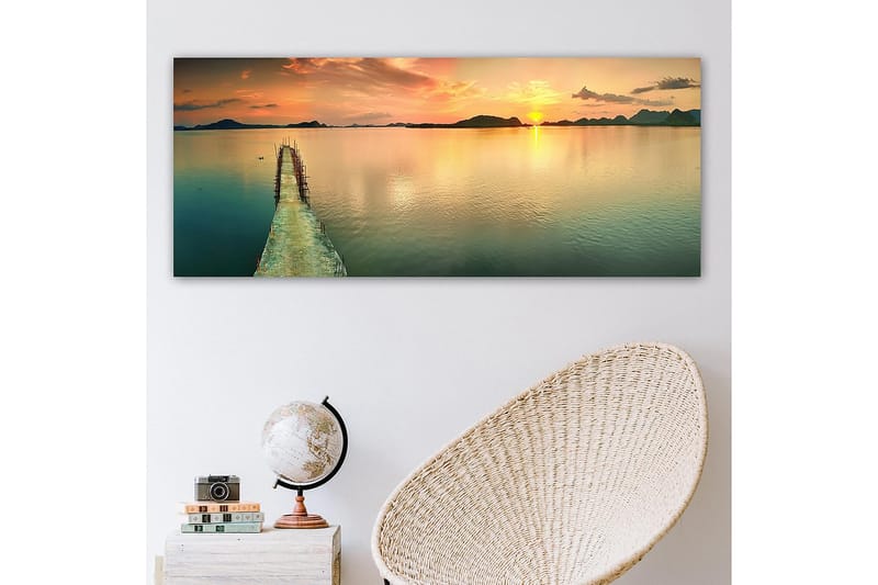 Canvastavla YTY Nautical & Beach Flerfärgad - 120x50 cm - Inredning & dekor - Tavlor & konst - Canvastavla