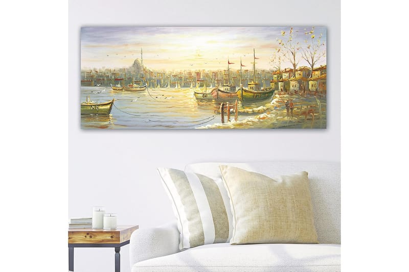 Canvastavla YTY Nautical & Beach Flerfärgad - 120x50 cm - Inredning & dekor - Tavlor & konst - Canvastavla