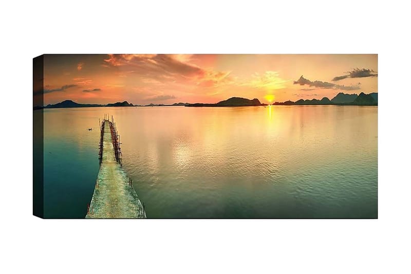 Canvastavla YTY Nautical & Beach Flerfärgad - 120x50 cm - Inredning & dekor - Tavlor & konst - Canvastavla