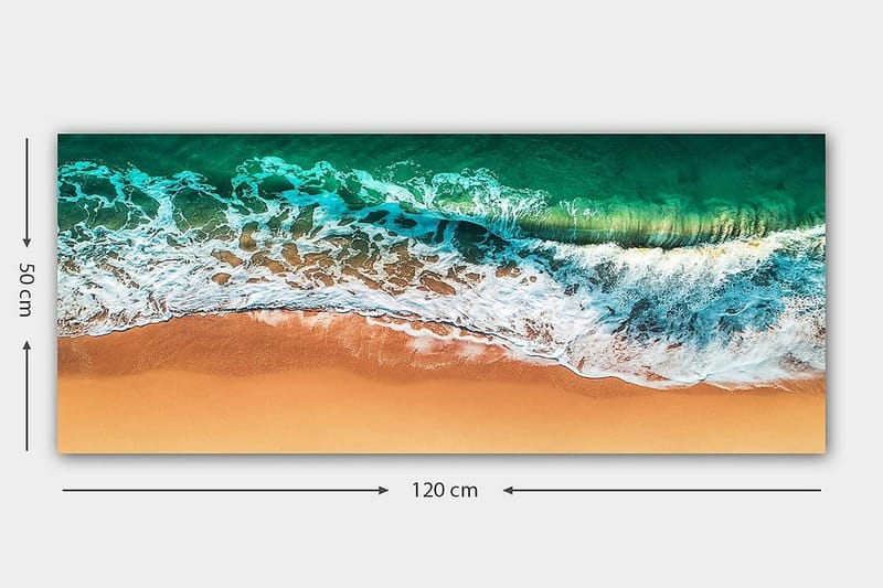 Canvastavla YTY Nautical & Beach Flerfärgad - 120x50 cm - Inredning & dekor - Tavlor & konst - Canvastavla
