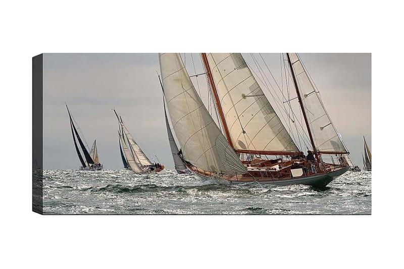 Canvastavla YTY Nautical & Beach Flerfärgad - 120x50 cm - Inredning & dekor - Tavlor & konst - Canvastavla