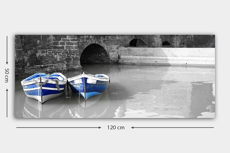 Canvastavla YTY Nautical & Beach Flerfärgad - 120x50 cm - Inredning & dekor - Tavlor & konst - Canvastavla