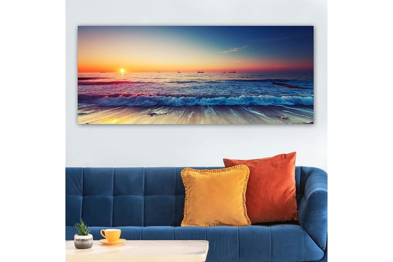 Canvastavla YTY Nautical & Beach Flerfärgad - 120x50 cm - Inredning & dekor - Tavlor & konst - Canvastavla