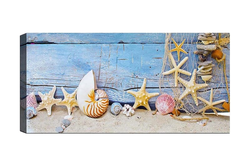 Canvastavla YTY Nautical & Beach Flerfärgad - 120x50 cm - Inredning & dekor - Tavlor & konst - Canvastavla