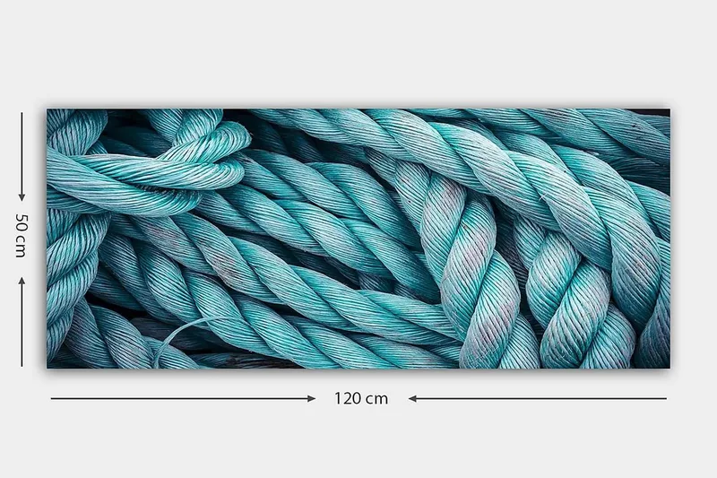 Canvastavla YTY Nautical & Beach Flerfärgad - 120x50 cm - Inredning & dekor - Tavlor & konst - Canvastavla