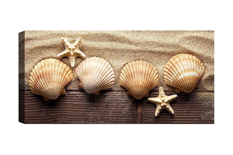 Canvastavla YTY Nautical & Beach Flerfärgad - 120x50 cm - Inredning & dekor - Tavlor & konst - Canvastavla