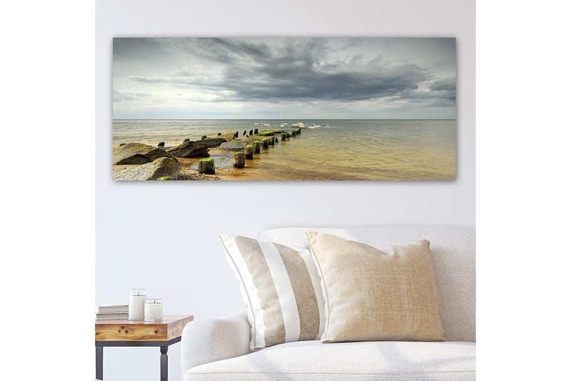 Canvastavla YTY Nautical & Beach Flerfärgad - 120x50 cm - Inredning & dekor - Tavlor & konst - Canvastavla