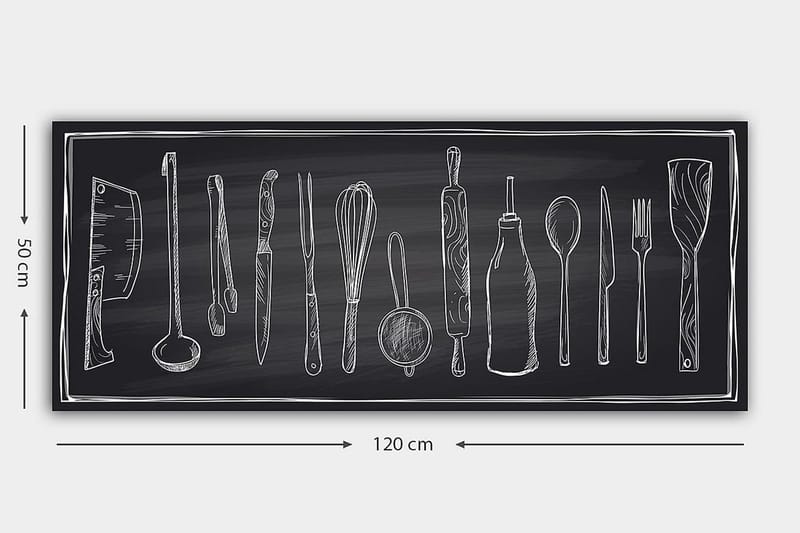 Canvastavla YTY Object Flerfärgad - 120x50 cm - Inredning & dekor - Tavlor & konst - Canvastavla