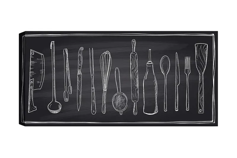 Canvastavla YTY Object Flerfärgad - 120x50 cm - Inredning & dekor - Tavlor & konst - Canvastavla