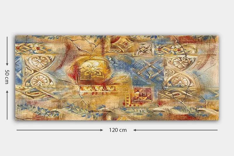 Canvastavla YTY Oriental Flerfärgad - 120x50 cm - Inredning & dekor - Tavlor & konst - Canvastavla