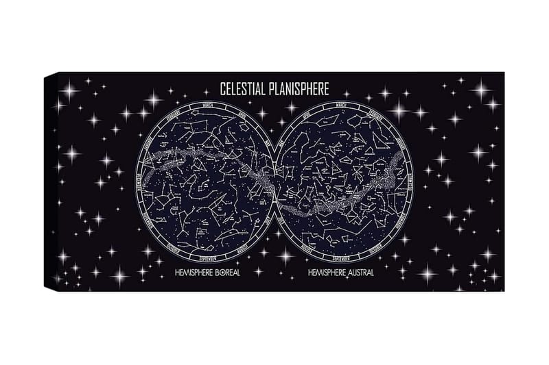 Canvastavla YTY Outer Space Flerfärgad - 120x50 cm - Inredning & dekor - Tavlor & konst - Canvastavla