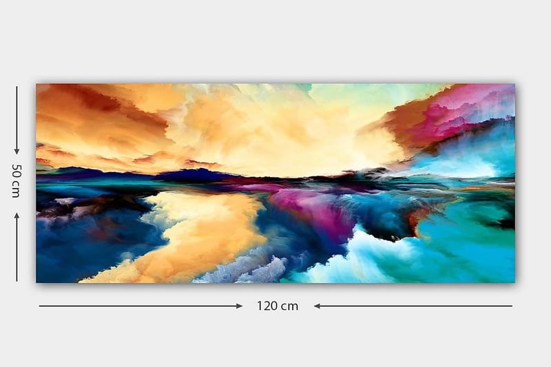 Canvastavla YTY Outer Space Flerfärgad - 120x50 cm - Inredning & dekor - Tavlor & konst - Canvastavla