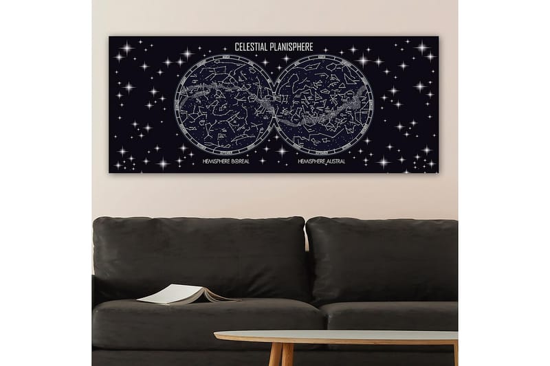 Canvastavla YTY Outer Space Flerfärgad - 120x50 cm - Inredning & dekor - Tavlor & konst - Canvastavla