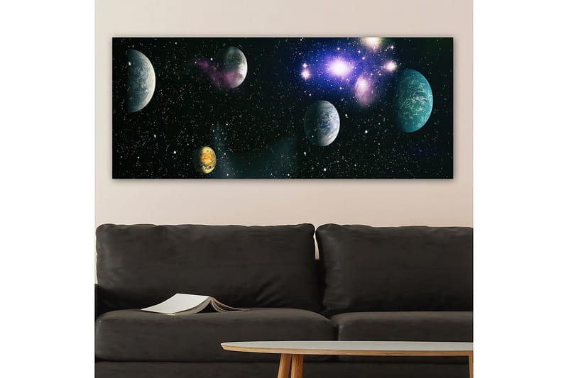 Canvastavla YTY Outer Space Flerfärgad - 120x50 cm - Inredning & dekor - Tavlor & konst - Canvastavla
